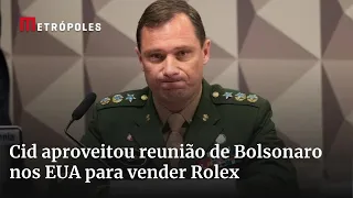 Como Mauro Cid aproveitou encontro de Bolsonaro com Biden para vender Rolex nos EUA