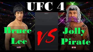 Bruce Lee vs. Jolly Pirate - EA sports UFC 4 - CPU vs CPU