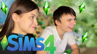 УЧУ ПАРНЯ ИГРАТЬ В The Sims 4