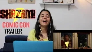 SHAZAM | COMIC COM 2018 | TRAILER REACTION