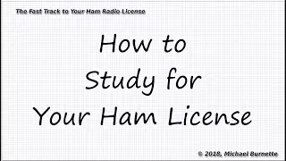 How to Study for Your Ham License