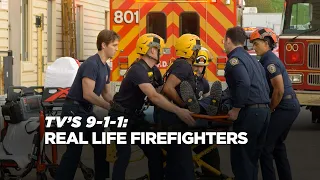 Real Firefighters Jump into Action on Set of TV’s Hit Show 9-1-1