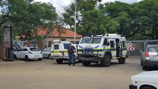 Heavy police presence at the University of Pretoria