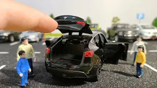 Satisfying Unboxing of 1:32 Scale Tesla Model Y Diecast Model Car🔥