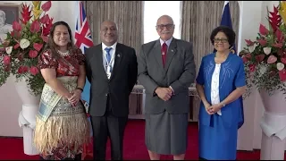 Fijian President receives credentials from the High Commissioner of Marshall Islands