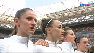 Hino da Inglaterra - Inglaterra x Suecia - Copa do Mundo Feminina 2019