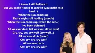 The Girl And The Dreamcatcher - Cry Wolf (lyrics)