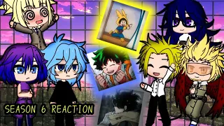 ⚠️VILLAINS AND PRO HERO +LADY NAGANT REACT TO DEKU AND SEASON 6 [PART 1]🔥|||MHA REACTION |||