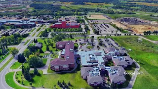 Red Deer, Alberta aerial tour