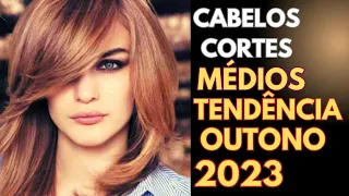 80 MODELOS CABELOS CORTES MÉDIO TENDÊNCIA 2023#shorthair #cabelo #cortedecabelofeminino