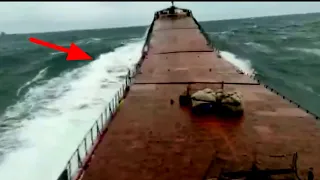 MV Arvin Moment of Breaking of the Ship | Largest Ship sinking in Harrible Storm,