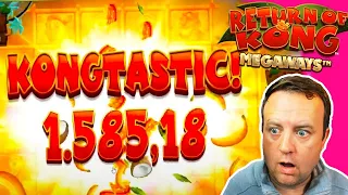 MEGA WIN on Return Of Kong Megaways Slot!