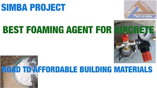 What is the best foaming agent for aircrete