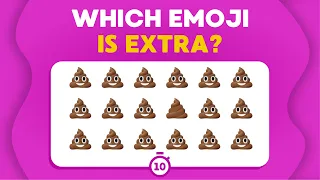 HOW GOOD ARE YOUR EYES#3 👁 | Find The Odd Emoji Out ❌ | Emoji Puzzle Quiz 💥 | Find The Difference!