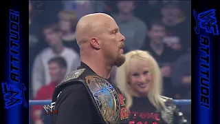 Stone Cold after winning the WWF Championship again | SmackDown! (2001) 2