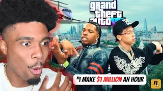 THEY LIVE IN GTA 6 😱 | CENTRAL CEE FT. LIL BABY - BAND4BAND | (REACTION 😂)