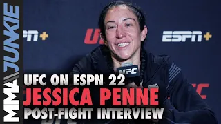 Jessica Penne while battling nerves, found 'feeling of home' on way to UFC to ESPN 22 win