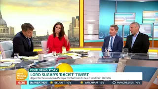 Alan Sugar's 'Racist Tweet' | Good Morning Britain