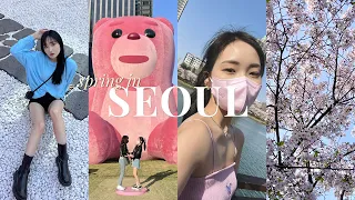 spring in seoul 🇰🇷 april hot spots, cafe hopping, cherry blossoms 🌸 | KOREA WEEKLY VLOG [ENG/한글]