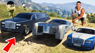 GTA 5: FRANKLIN AND SHINCHAN Found BURIED "ROLLS ROYCE" in GTA 5! (GTA 5 mods)