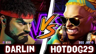 SF6 - Darlin (Ryu) vs HotDog29 (Dee Jay) - Street fighter 6