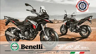 BENELLI TRK 251 - TEST DRIVE - TOP SPEED - VS NS 200