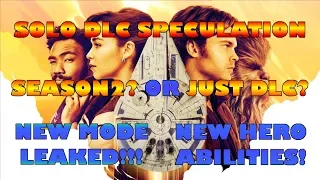 SOLO DLC: NEW SKINS, MODES, & STAR CARDS?? Star Wars Battlefront 2