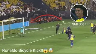 Cristiano Ronaldo Do Bicycle Kick at 38 years old??!😱👽🤯