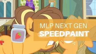 Mlp Next Gen Speedpaint-Appleglow and Apple Blossom