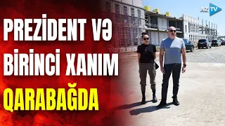 Prezident və birinci xanım Füzulidə səfərdə: açılışlar edildi, təməllər atıldı