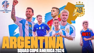 Can Messi & Argentina win Copa America 2024? Lineup & Squad Analysis NO DYBALA,Araujo to Aston Villa