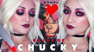 BRIDE OF CHUCKY / TIFFANY MAKEUP TUTORIAL