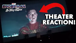 Spider Man No Way Home Official Trailer  - AWESOME THEATER REACTION!