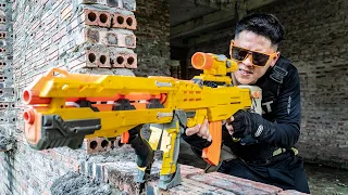 LTT Game Nerf War : Mysterious Group of Thieves Warriors SEAL X Nerf Guns Fight Boss Mr Close Crazy