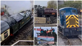 Steam trains on Dartmouth Railway - including 99-year-old GWR loco