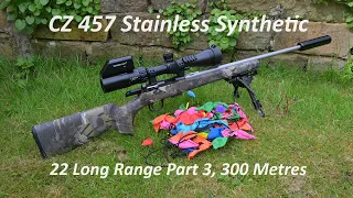 CZ 457 Stainless Synthetic at 300 metres, part 3 with a few target tips and tricks, what are yours?