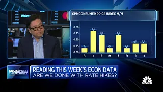 Core CPI could hit .2 or less over the next three months, says Fundstrat's Tom Lee