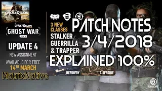 Ghost Recon Wildlands - UPDATE 4: NEW ASSIGNMENT | PATCH NOTES 100% (with Trailer and commentary)