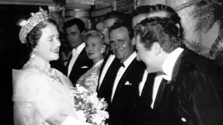 Royal Variety show: The Queen arrives, Liberace gets a "Royal smile" (1960)