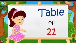 Table of 21 | Learn Multiplication Table of Twenty one | Tables for kids | Elearningstudio