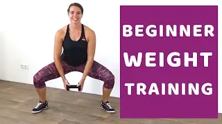 15 Minute Beginner Weight Training – Beginners Exercises for Weight Workout Routine