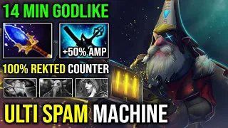 100% ANTI COUNTER PICK 14Min Godlike Solo Mid Sniper with First Item Scepter Ulti Machine DotA 2