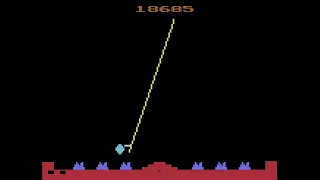 Missile Command Longplay (Atari 2600 Version) - Warning: Contains Flashing Lights