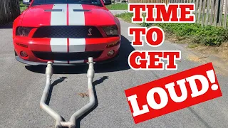 2008 Shelby GT500 gets Lethal performance H pipe | GT500 vlog