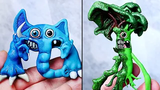 Making Coach Pickles & Tall Victor become a Monsters Sculptures Timelapse [Garten of Banban]