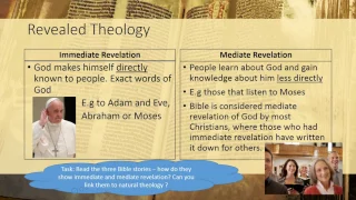 OCR A Level Christian Thought: Natural and Revealed Knowledge of God