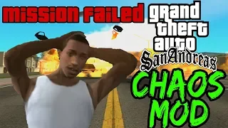 GTA San Andreas CHAOS MOD Speedrun - A New Chaotic Effect Every 30 Seconds!