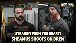 Sheamus loses his cool on set of a media workout and shoots on Drew McIntyre ahead of WrestleMania 😳