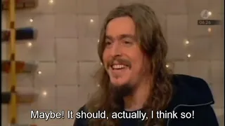 Mikael Åkerfeldt (Opeth) Nyhetsmorgon interview 2009 (English subtitles)