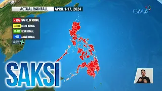 Saksi Part 2: Way below normal rainfall; Missile system ng US; R'Bonney sa Pinas